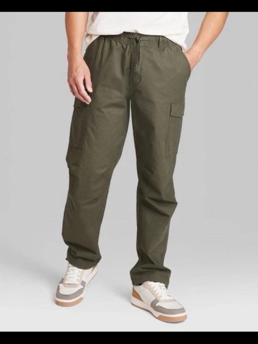 Men's Cargo Pants - Original Use Green Olive Small